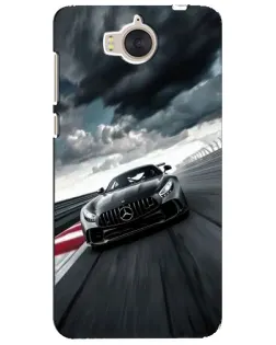 Чехол для Huawei Y5 2017 (MYA) с картинкой «Гоночный Mercedes AMG»