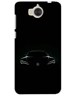 Чехол для Huawei Y5 2017 (MYA) с картинкой «Mercedes — силуэт авто» Чехол для Huawei Y5 2017 (MYA) с картинкой «Mercedes — силуэт авто»