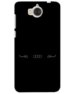 Чехол для Huawei Y5 2017 (MYA) с картинкой «Audi — световой подпись»