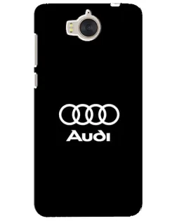 Чехол для Huawei Y5 2017 (MYA) с картинкой «Классическое лого Audi»