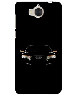 Чехол для Huawei Y5 2017 (MYA) с картинкой «Audi — ночной контур»
