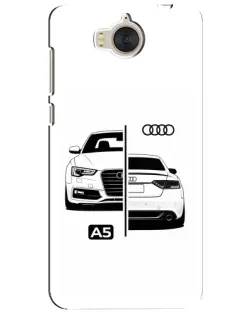 Чехол для Huawei Y5 2017 (MYA) с картинкой «Audi — контрастный дизайн»
