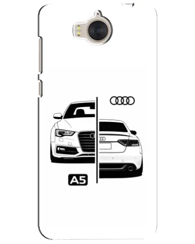 Чехол для Huawei Y5 2017 (MYA) с картинкой «Audi — контрастный дизайн» Чехол для Huawei Y5 2017 (MYA) с картинкой «Audi — контрастный дизайн»