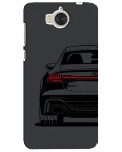 Чехол для Huawei Y5 2017 (MYA) с картинкой «Задняя часть Audi — арт»
