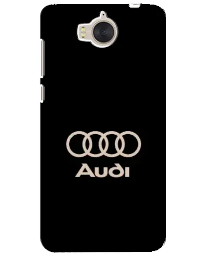 Чехол для Huawei Y5 2017 (MYA) с картинкой «Audi — золотой логотип» Чехол для Huawei Y5 2017 (MYA) с картинкой «Audi — золотой логотип»