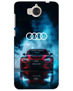 Чехол для Huawei Y5 2017 (MYA) с картинкой «Audi Sport — неон»