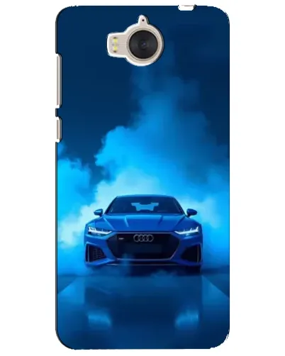 Чехол для Huawei Y5 2017 (MYA) с картинкой «Audi — голубая энергия» Чехол для Huawei Y5 2017 (MYA) с картинкой «Audi — голубая энергия»