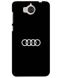 Чехол для Huawei Y5 2017 (MYA) с картинкой «Audi White Logo»