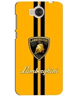 Чехол для Huawei Y5 2017 (MYA) с картинкой «Lamborghini Stripe желтый»