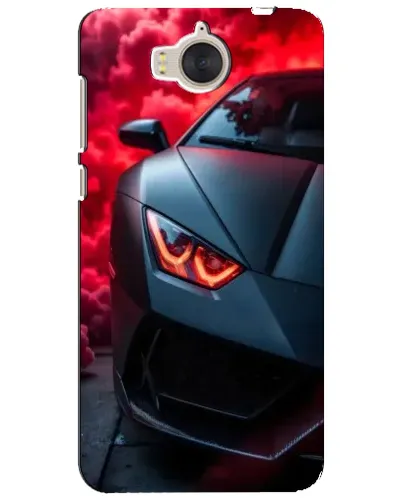 Чехол для Huawei Y5 2017 (MYA) с картинкой «Lamborghini красное сияние»