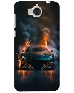 Чехол для Huawei Y5 2017 (MYA) с картинкой «Lamborghini дымная эстетика»