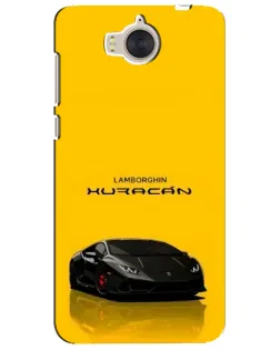 Чехол для Huawei Y5 2017 (MYA) с картинкой «Lamborghini Huracan черный»