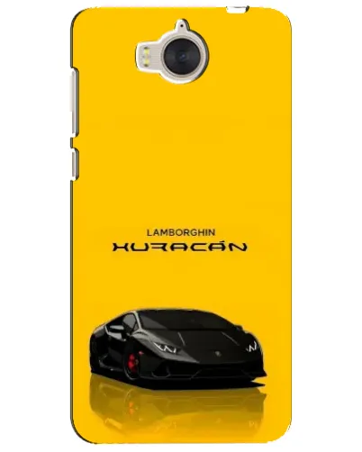 Чехол для Huawei Y5 2017 (MYA) с картинкой «Lamborghini Huracan черный»