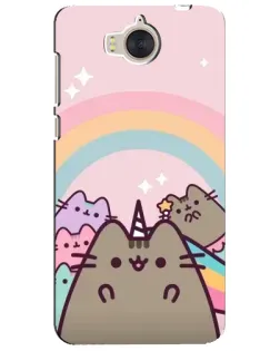 Чехол для Huawei Y5 2017 (MYA) с картинкой «Единорог Pusheen» Чехол для Huawei Y5 2017 (MYA) с картинкой «Единорог Pusheen»