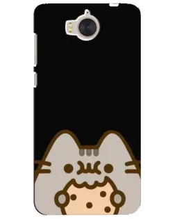Чехол для Huawei Y5 2017 (MYA) с картинкой «Пушин на черном» Чехол для Huawei Y5 2017 (MYA) с картинкой «Пушин на черном»