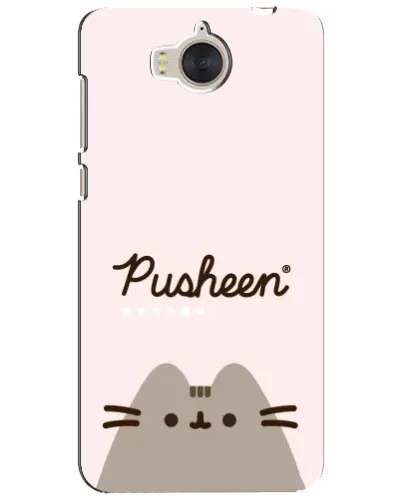 Чехол для Huawei Y5 2017 (MYA) с картинкой «Pusheen логотип»