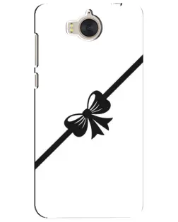 Чехол для Huawei Y5 2017 (MYA) с картинкой «Диагональный бант»