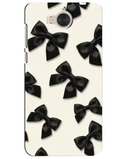 Чехол для Huawei Y5 2017 (MYA) с картинкой «Черные бантики»