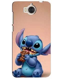 Чехол для Huawei Y5 2017 (MYA) с картинкой «Стич ест шоколад»