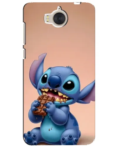 Чехол для Huawei Y5 2017 (MYA) с картинкой «Стич ест шоколад» Чехол для Huawei Y5 2017 (MYA) с картинкой «Стич ест шоколад»