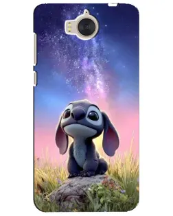 Чехол для Huawei Y5 2017 (MYA) с картинкой «Стич на рассвете»