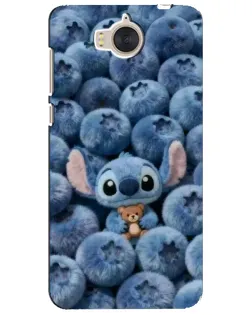 Чехол для Huawei Y5 2017 (MYA) с картинкой «Стич и голубика»