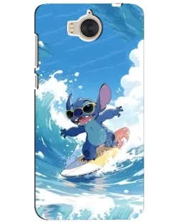 Чехол для Huawei Y5 2017 (MYA) с картинкой «Стич на волне»
