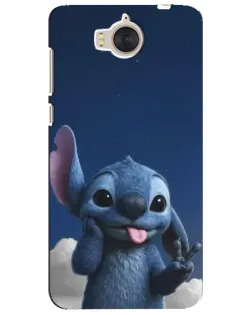 Чехол для Huawei Y5 2017 (MYA) с картинкой «Стич в облаках»