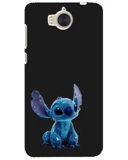 Чехол для Huawei Y5 2017 (MYA) с картинкой «Стич на черном»