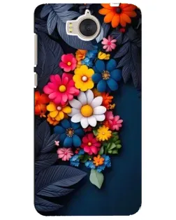 Чехол для Huawei Y5 2017 (MYA) с картинкой «Цветочная феерия»