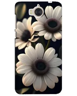 Чехол для Huawei Y5 2017 (MYA) с картинкой «Белые маргаритки макро»