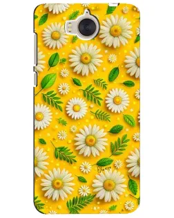 Чехол для Huawei Y5 2017 (MYA) с картинкой «Ромашковое солнце»