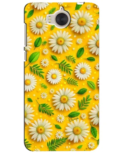 Чехол для Huawei Y5 2017 (MYA) с картинкой «Ромашковое солнце»