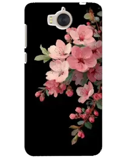 Чехол для Huawei Y5 2017 (MYA) с картинкой «Розовая ветка сакуры»