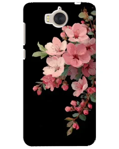 Чехол для Huawei Y5 2017 (MYA) с картинкой «Розовая ветка сакуры»