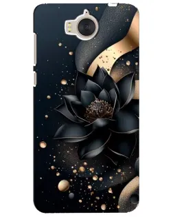 Чехол для Huawei Y5 2017 (MYA) с картинкой «Черный лотос»