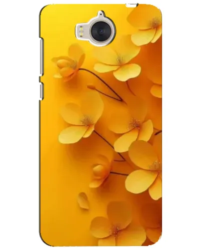 Чехол для Huawei Y5 2017 (MYA) с картинкой «Золотые лепестки»