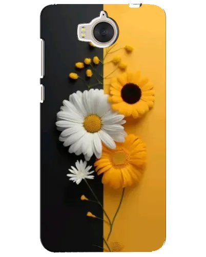 Чехол для Huawei Y5 2017 (MYA) с картинкой «Подсолнух и ромашка»
