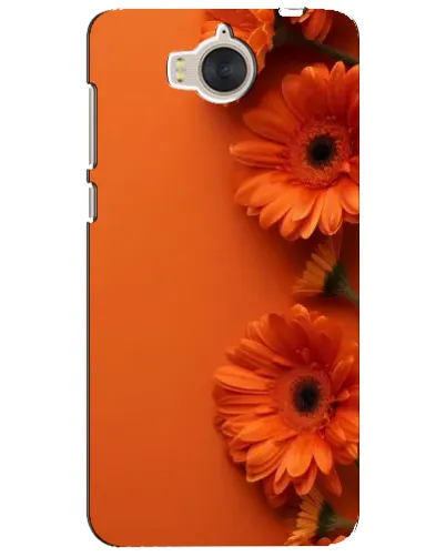 Чехол для Huawei Y5 2017 (MYA) с картинкой «Оранжевые герберы»