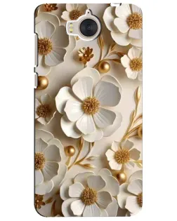 Чехол для Huawei Y5 2017 (MYA) с картинкой «Белие бумажние  цвети»