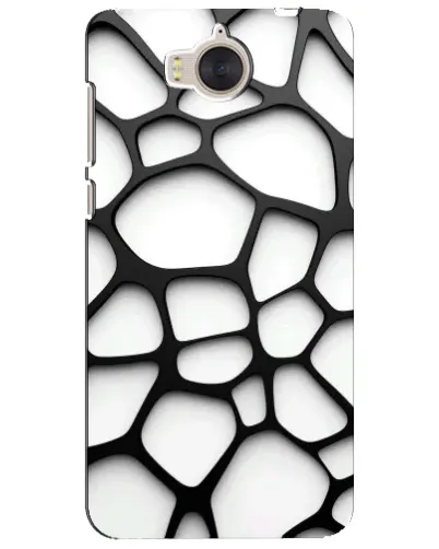 Чехол для Huawei Y5 2017 (MYA) с картинкой «Белая объемная сетка» Чехол для Huawei Y5 2017 (MYA) с картинкой «Белая объемная сетка»