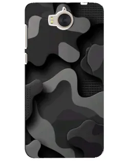 Чехол для Huawei Y5 2017 (MYA) с картинкой «Темный абстрактный камуфляж»