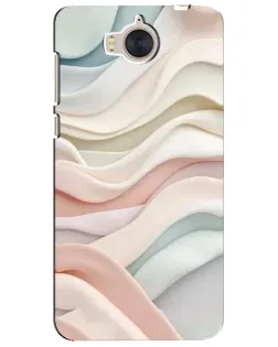 Чехол для Huawei Y5 2017 (MYA) с картинкой «Пастельные нежные волны»