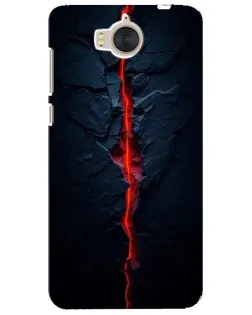 Чехол для Huawei Y5 2017 (MYA) с картинкой «Kрасная лавовая трещина»