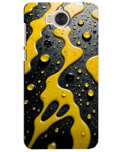 Чехол для Huawei Y5 2017 (MYA) с картинкой «Жидкое желтое золото» Чехол для Huawei Y5 2017 (MYA) с картинкой «Жидкое желтое золото»