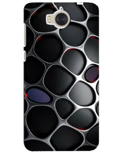 Чехол для Huawei Y5 2017 (MYA) с картинкой «Объемная темная решетка»