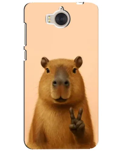 Чехол для Huawei Y5 2017 (MYA) с картинкой «Капибара виктория»