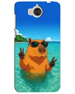 Чехол для Huawei Y5 2017 (MYA) с картинкой «Морская капибара» Чехол для Huawei Y5 2017 (MYA) с картинкой «Морская капибара»
