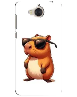 Чехол для Huawei Y5 2017 (MYA) с картинкой «Капибара в очках» Чехол для Huawei Y5 2017 (MYA) с картинкой «Капибара в очках»