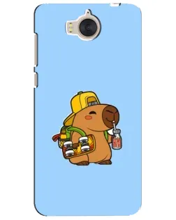 Чехол для Huawei Y5 2017 (MYA) с картинкой «Капибара на скейте» Чехол для Huawei Y5 2017 (MYA) с картинкой «Капибара на скейте»